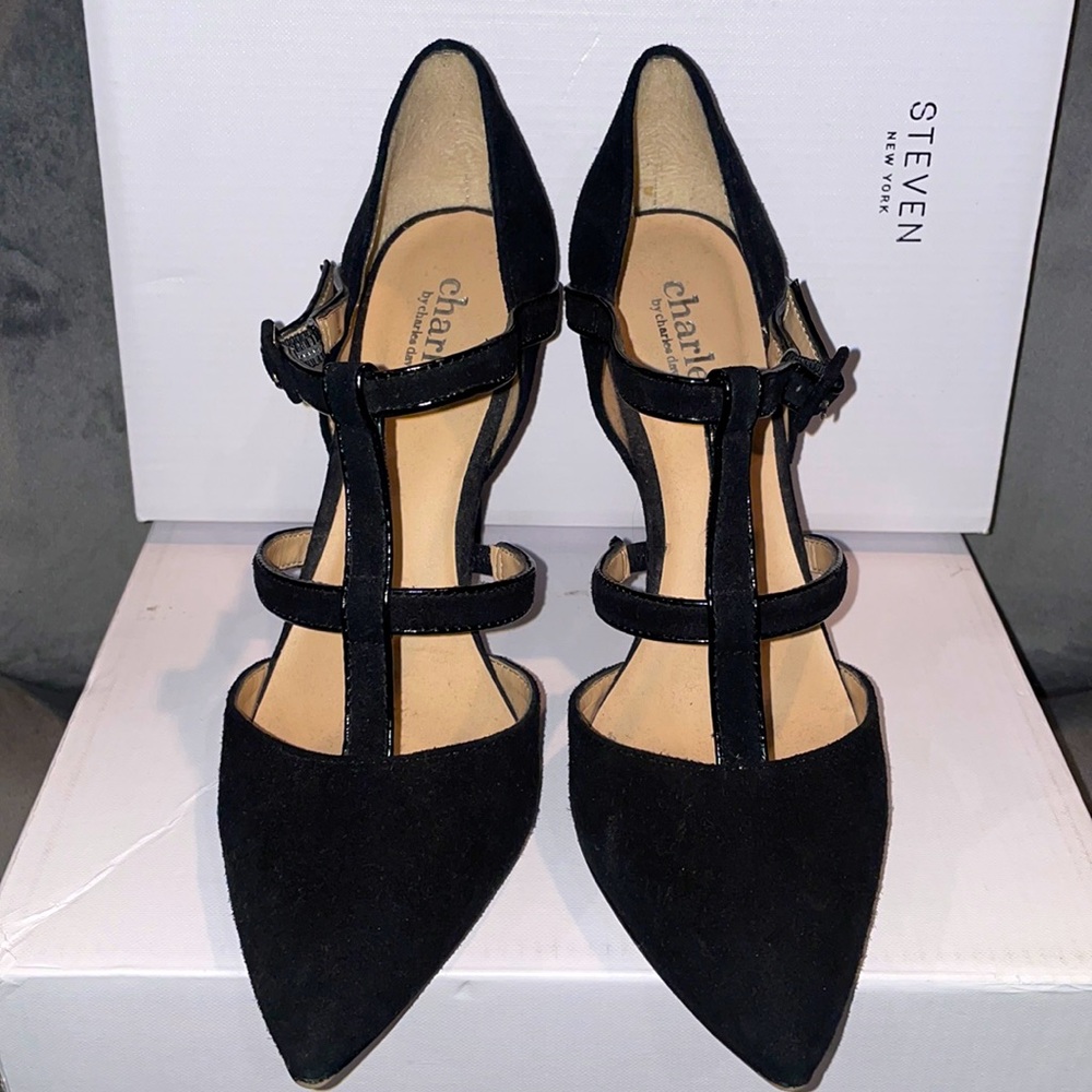 Charles David Black High Heels - Size 6.5